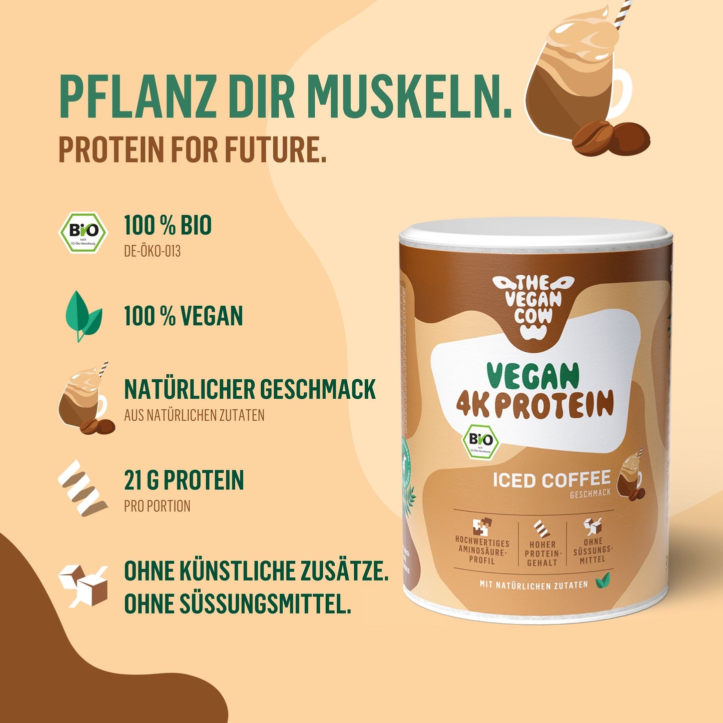 VEGAN 4K PROTEIN ICED COFFEE